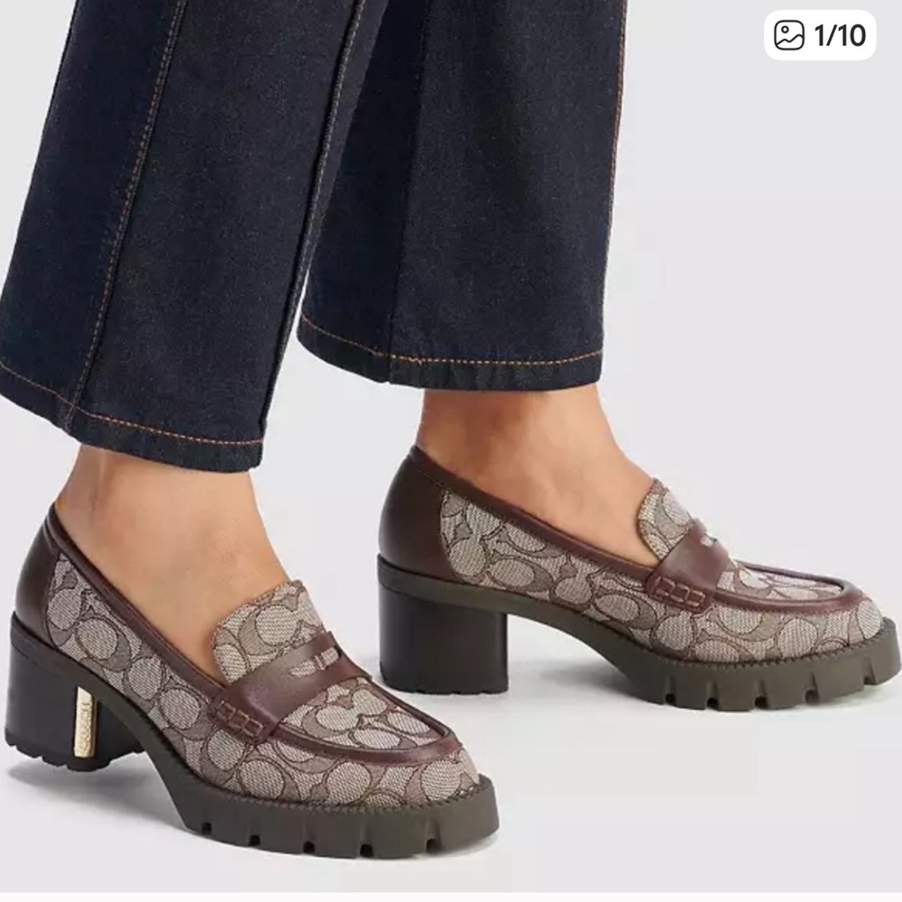 Coach Outlet Women’s Cora Loafer Pumps 8.5 - Picture 4 of 9